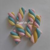 Aplique Marshmalow com 4 unidades